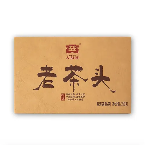 2021 TAETEA "Lao Cha Tou" Ripe Pu-erh Tea Brick