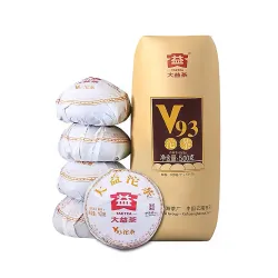 5年陈化大益V93甲级熟普洱茶沱