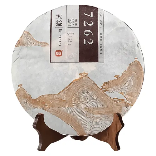 10-Years Aged Menghai TAETEA 7262 Ripe Pu-erh Tea Cake